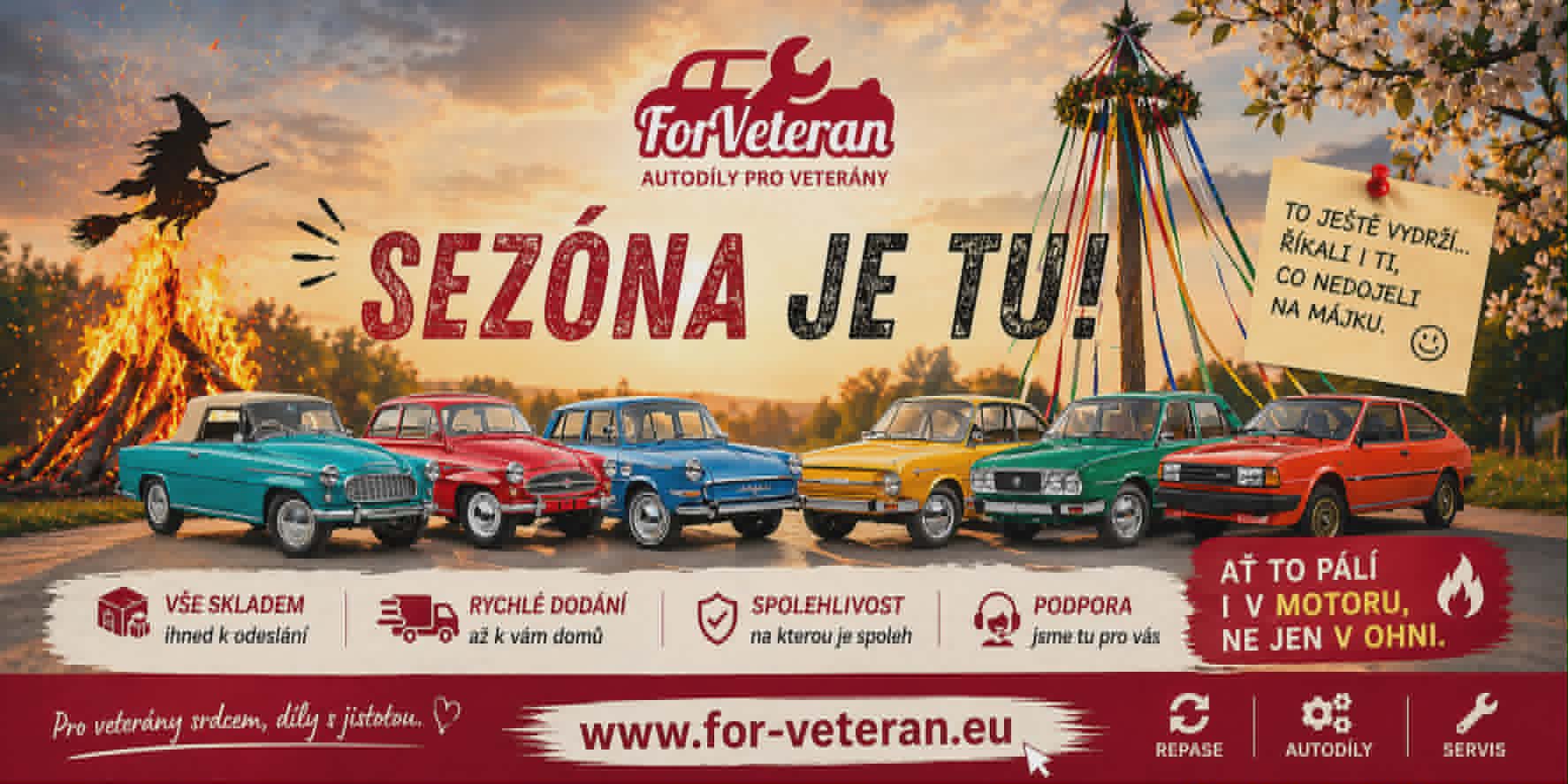 Filipojakubská noc, první máj, vyjížďky…