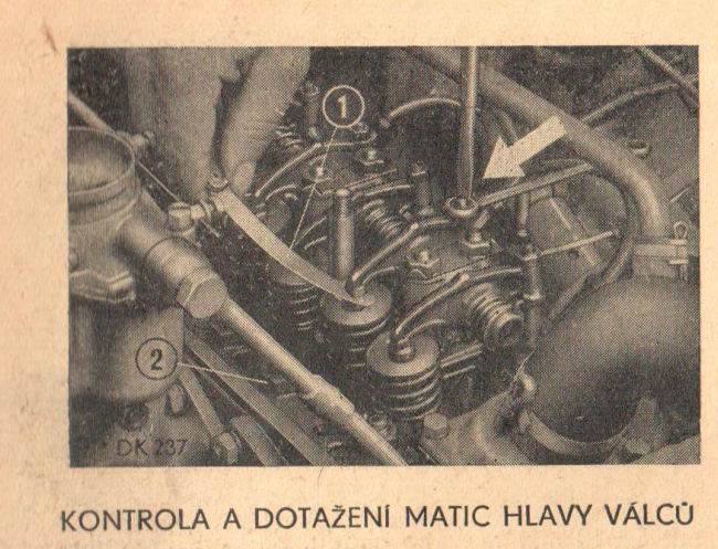 Seřízení ventilů