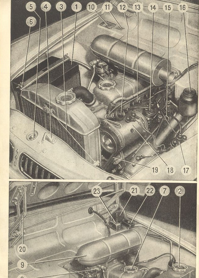 Motorový prostor 445