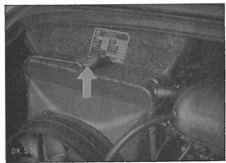 Chladič v zadním motorovém prostoru