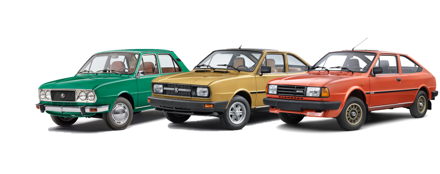 Škoda 105, 120, 130, rapid, garde
