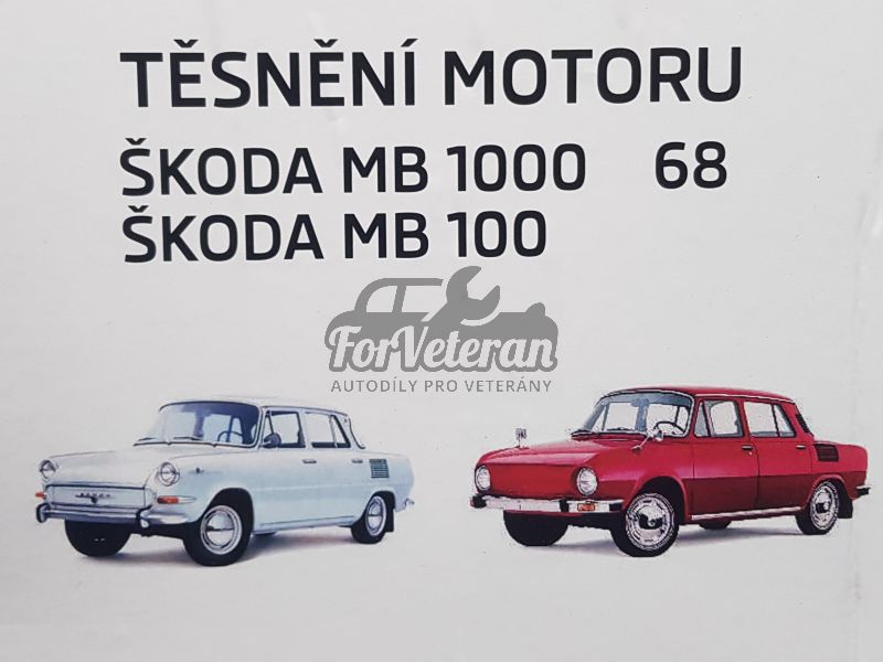 Sada těsnění motoru 68mm - ŠKODA 1000MB, 100 ; 000-201