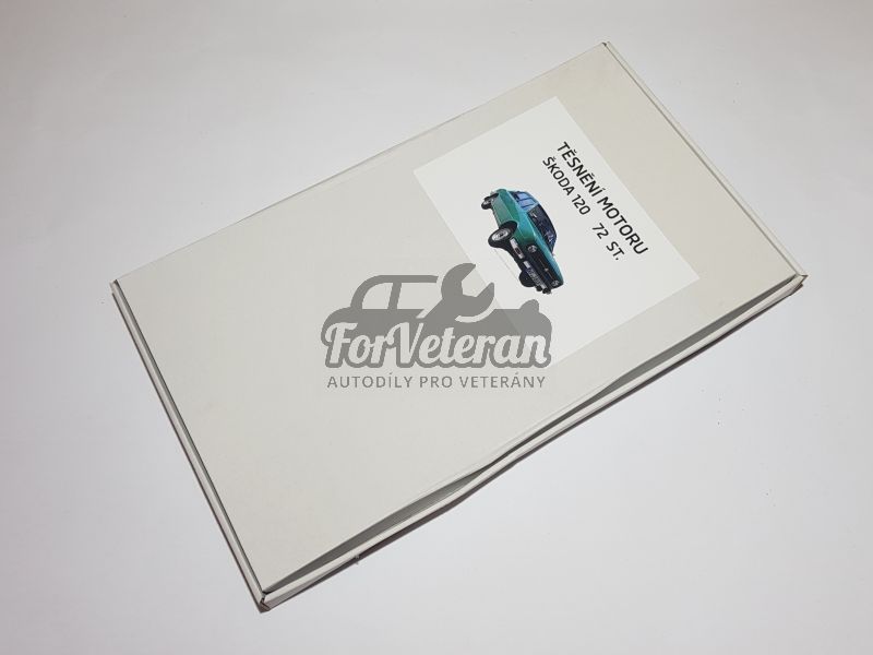 Sada těsnění motoru 72mm - ŠKODA 120 ST do 1985 - úžovka ; 000-207, 113099990