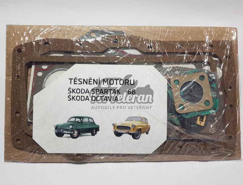 Sada těsnění motoru 68mm - starý typ ŠKODA Spartak, Octavia ; 000-209