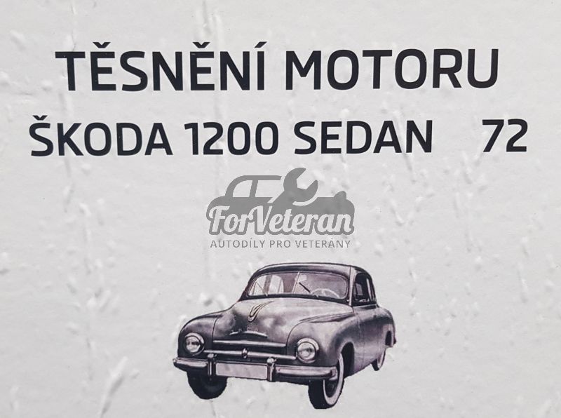 Sada těsnění motoru 72mm - ŠKODA 1201 Sedan + Combi ; 000-2112