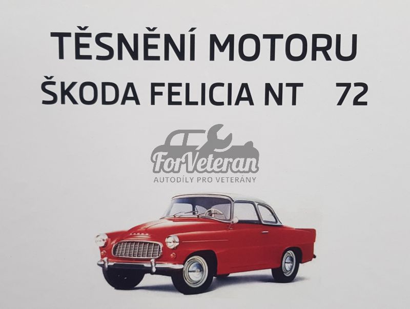 Sada těsnění motoru 72mm - nový typ ŠKODA Felicia od 1960 ; 000-212