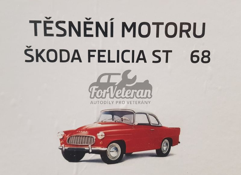 Sada těsnění motoru 68mm - ŠKODA Felicia 450 do 1960 ; 000-213