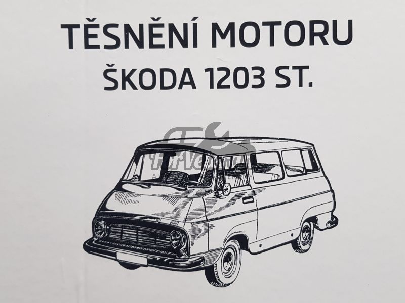 Sada těsnění motoru 72mm - ŠKODA 1203 ST - kšiltovka ; 000-214