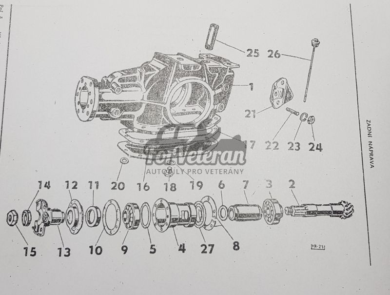 Pružná podložka diferenciálu ŠKODA Sparta, Octavia, Felicia, 1202 ; 105339670, 121-5110
