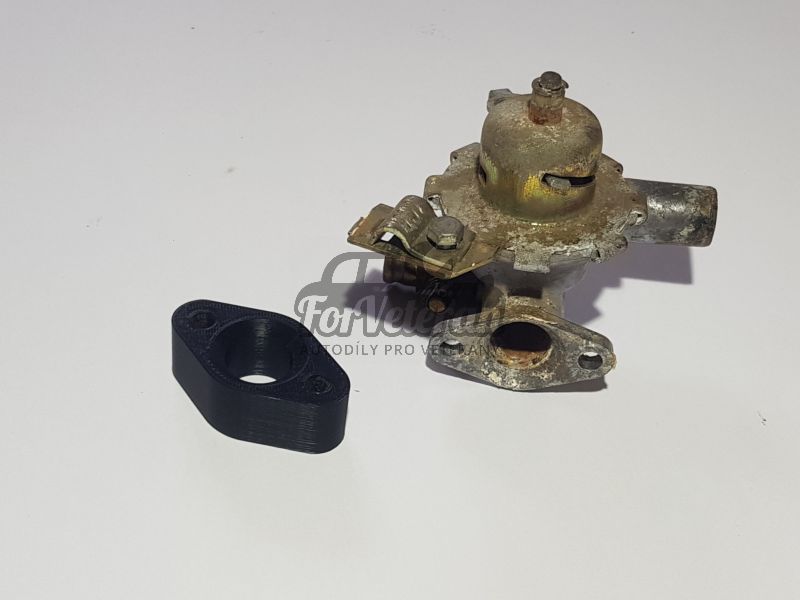 Podložka / příruba ventilu topení ŠKODA 1000MB, 100, 110R ; 110972604, 443963201034