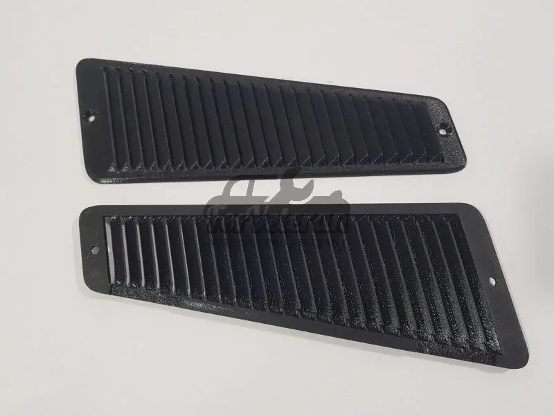 Mřížky sloupku/odvětrávání - sada L+P - černá ŠKODA 110R ; 112762140