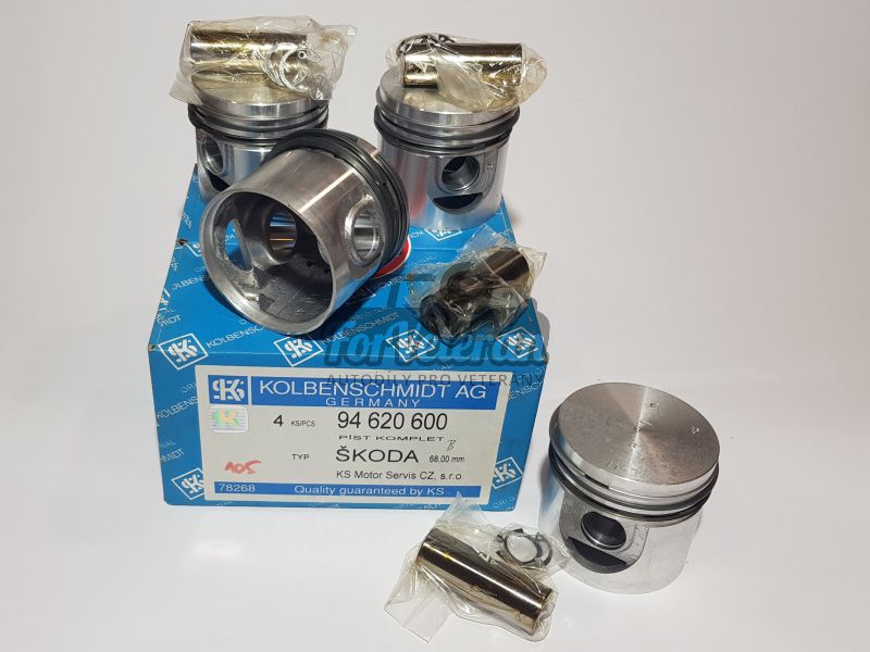 Sada na GO opravu motoru 68mm - písty, válce, kroužky, čepy ŠKODA 105, 105L ; 113000310