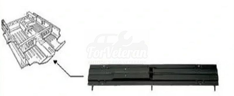 Krycí plech trubek pod vozem ŠKODA 105, 120, 130, Rapid ; 113612110