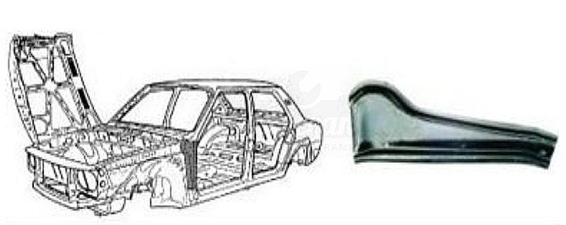 Opravný díl předního sloupku - Levý ŠKODA 105, 120, 130, Garde, Rapid ; 113700776