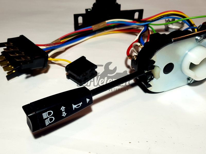 Přepínač LUCAS pod volantem - úplný ŠKODA 105, 120, 130, Rapid, Garde, 1203 ; 113939104, 113939101, 443853204090, 443853120786