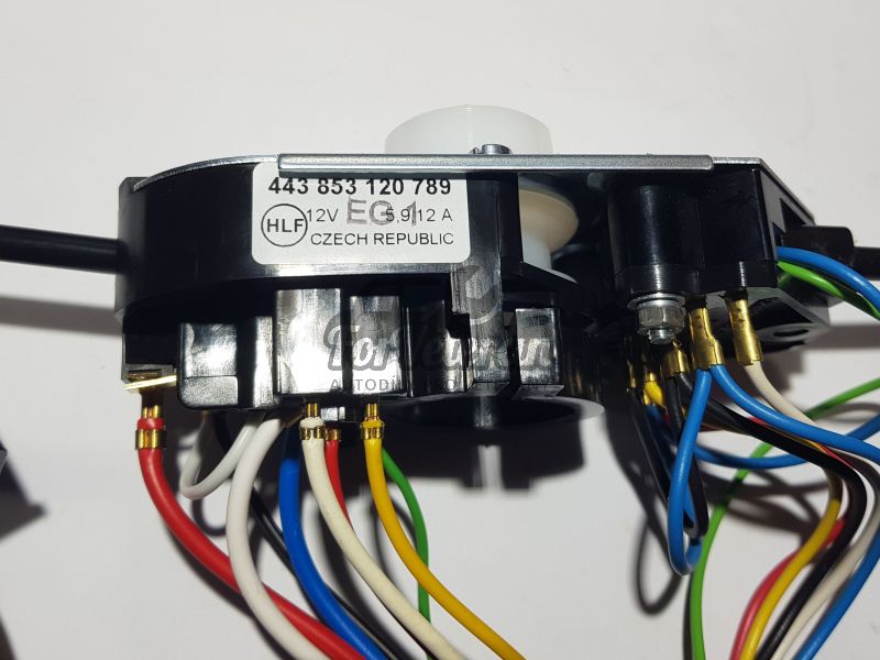 Přepínač LUCAS pod volantem - úplný ŠKODA 105, 120, 130, Rapid, Garde, 1203 ; 113939104, 113939101, 443853204090, 443853120786