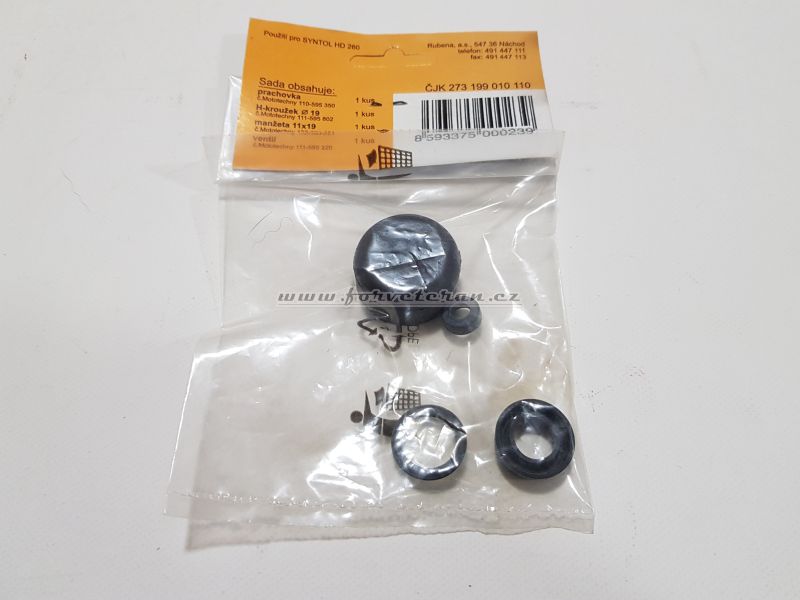 Sada gumiček RUBENA č. 11 Hlavní spojkový válec 19mm Škoda 105/120/100/110/110R ; 273199010110