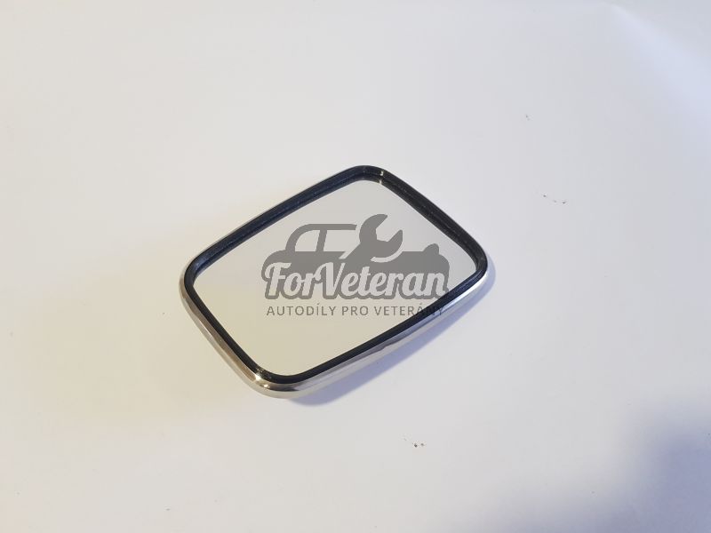 Rámeček skla chromovaného zrcátka ŠKODA ; 392070014