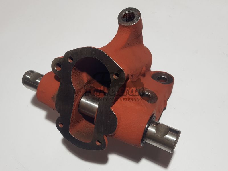 Skříň hydraulického tlumiče s pouzdry a čepem - repasovaný originál ŠKODA Tudor, Spartak, 1200-2 ; 4435905566, 109-7586, 105-7586