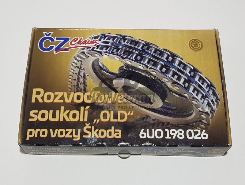 Sada rozvodů ČZ - Originál ŠKODA 1000MB, 100, 110R, 105, 120, 130, Favorit ; 113026940, 113026941, 6U0198026OEM