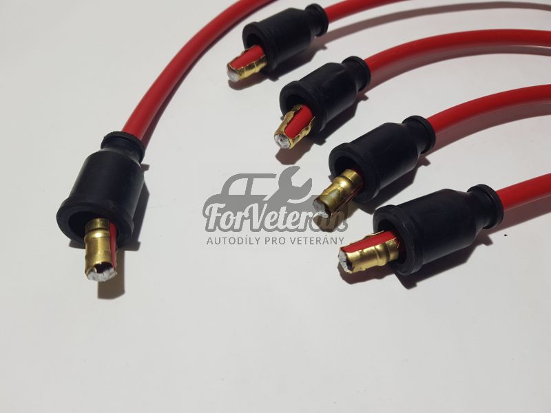 Sada zapalovacích kabelů starý typ ŠKODA TUDOR, Spartak, Octavia, Felicia, 1200-1203 ; 930010015, 105093590