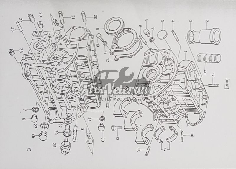 Gufero zadního víka klikové hřídele 85x105x12 Škoda Favorit, Forman ; 959085112