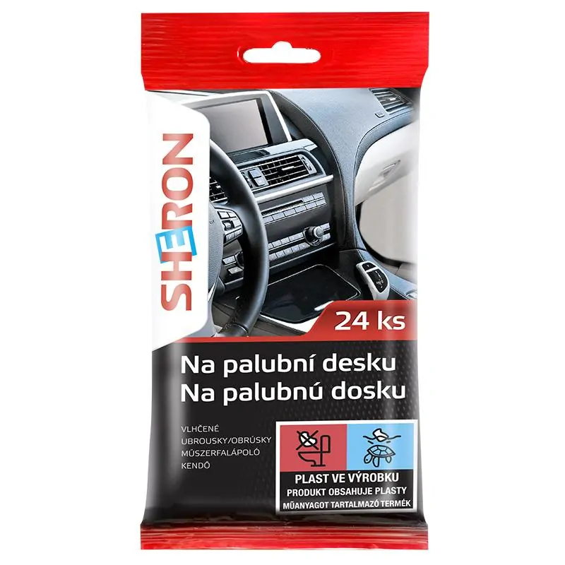 SHERON Ubrousky na palubní desku 24 ks