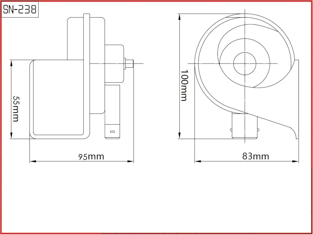 Šnekové klaksony 12V chrom ; sn-238CR/12V