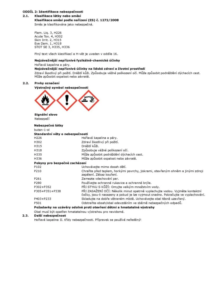 SYNTOL Brzdová kapalina červená ; 935040052