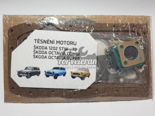 Sada těsnění motoru 72mm - starý typ ŠKODA Octavia, Felicia, 1200-2 ; 000-203, 109099989