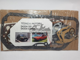 Sada těsnění motoru škoda 120, ŠKODA GARDE, 72mm ; 114099990, 000-205