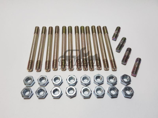 Sada šteftů hlavy + matky ŠKODA Spartak, Octavia, Felicia, 1200-3 ; 105029112, 105059120, 991401210