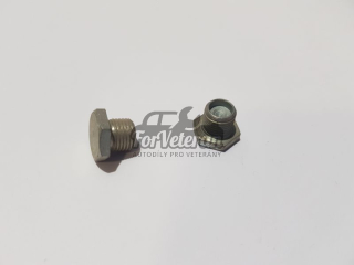 Zátka M10x1 na víko karburátoru EDSR/SEDR ŠKODA 105, 120 ; 113940635