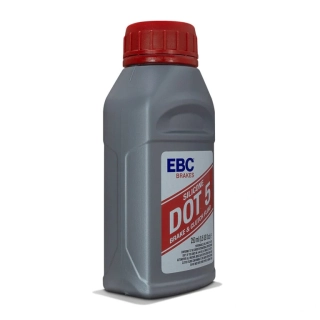 Silikonová brzdová kapalina EBC SILICONE BRAKE FLUID DOT5 balení 250 ml